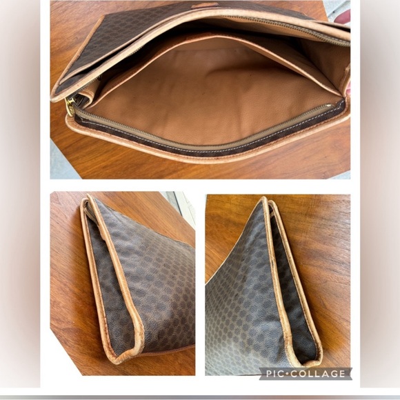 Celine Macadam Zip Document Case Clutch Pouch - Picture 7 of 9